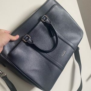 Coach Navy Metropolitan Briefcase